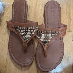 Dazzling flip flops